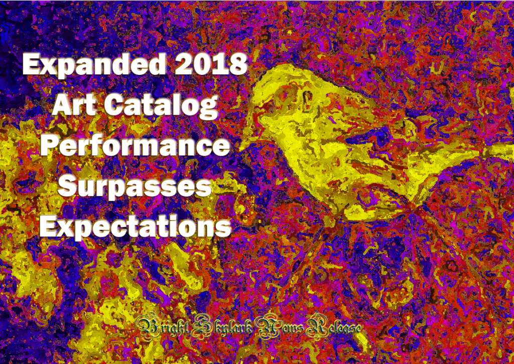 News Release: 2018 Art Catalog Performance Surpasses Expectations